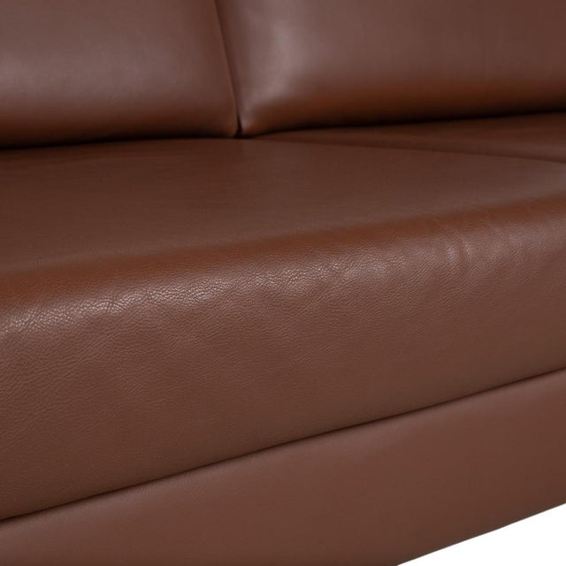 Modern Two-Seater Leather Sofa from Walter Knoll For Sale - Image 3 of 12