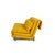 Textile Yellow Fabric Multy Three-Seater Sofa with Manual Sleeper Function from Ligne Roset For Sale - Image 7 of 11