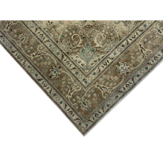 Vintage Middle Eastern Hand-Knotted Pile Rug For Sale - Image 4 of 6