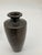 Bronze Vintage Japanese Silver Inlaid Bamboo Design Bronze Vase Set of 2 Meiji Period For Sale - Image 8 of 17
