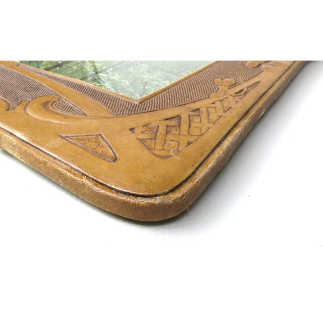 Art Nouveau Picture Frame in Vulcanized Fibre For Sale - Image 15 of 18