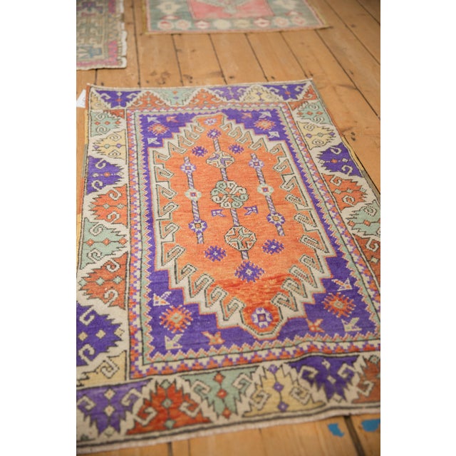 Terra Cotta Vintage Distressed Oushak Rug - 2'5" x 3'11" For Sale - Image 8 of 9