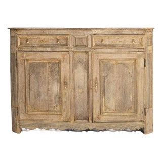 1850s French Provincial Oak Buffet For Sale