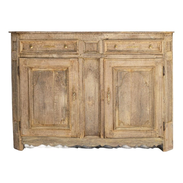 1850s French Provincial Oak Buffet For Sale