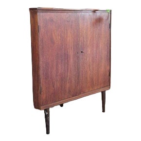 Teak Corner Sideboard, Denmark 1960 For Sale