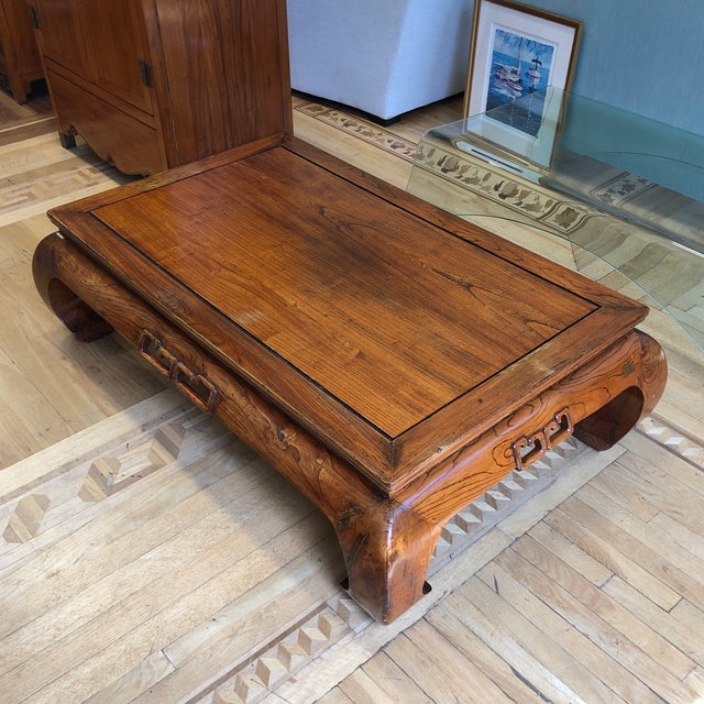 Asian Solid Wood Ming Dynasty Style Coffee Table Chairish