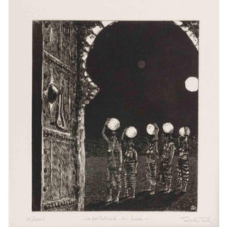 Amedeo Tedeschi Toschi, The Moon Bearers, 1990s, Etching For Sale