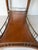 Vintage French Louis XVI Style Mahogany Console Table With White Marble Top, Pull-Out Drawer & Brass Gallery Shelf For Sale In Miami - Image 6 of 12
