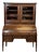 Louis XVI Roll-Top Desk in Mahogany and Walnut with Cloverleaf Locks For Sale