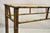 Mid 20th Century Vintage Italian Hollywood Regency Faux Bamboo Gold Gilt 72" Console Hall Table For Sale - Image 5 of 11