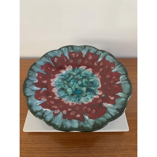 Vintage Tourmalines Ceramic Bowl by Longwy, France, 1950s For Sale - Image 4 of 18