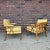 Tomlinson Pair of Tomlinson Sophisticate Arm Chairs for Erwin Lambeth For Sale - Image 4 of 13