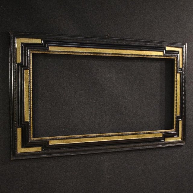 20th Century French Frame in Golden Wood, 1950 For Sale - Image 11 of 14