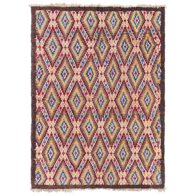 Doris Leslie Blau Vintage Moroccan Rug For Sale