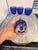 1980s Vintage Cristal d'Arques "Antique Sapphire Blue" Water Goblets - Set of 4 For Sale - Image 5 of 6