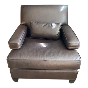 Mitchell Gold Italian Leather Club Chair