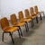 Late 20th to Early 21st Century Modern Walnut Molded Plywood Chairs Stackable Connectable Refinished Set of 6 For Sale - Image 6 of 18