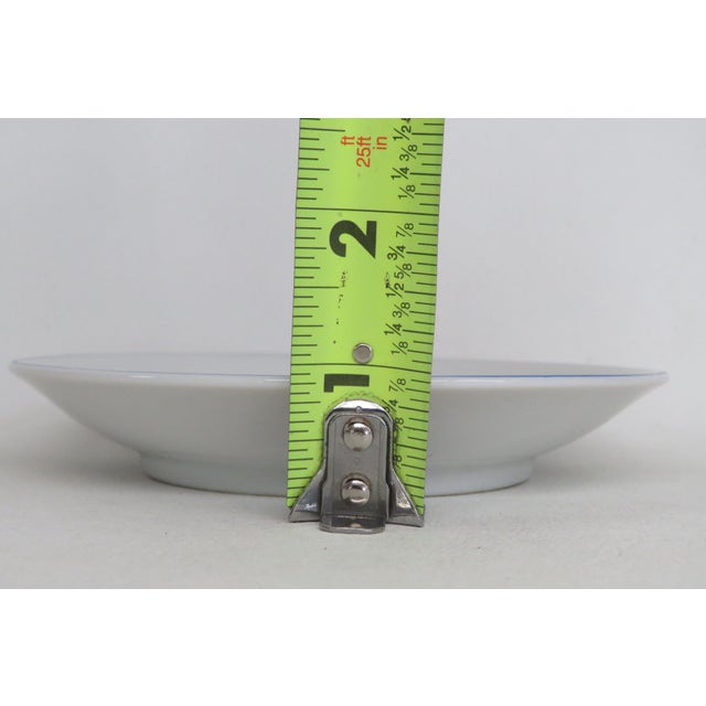 Porcelain Blue and White Small Plate 4619b For Sale - Image 9 of 11