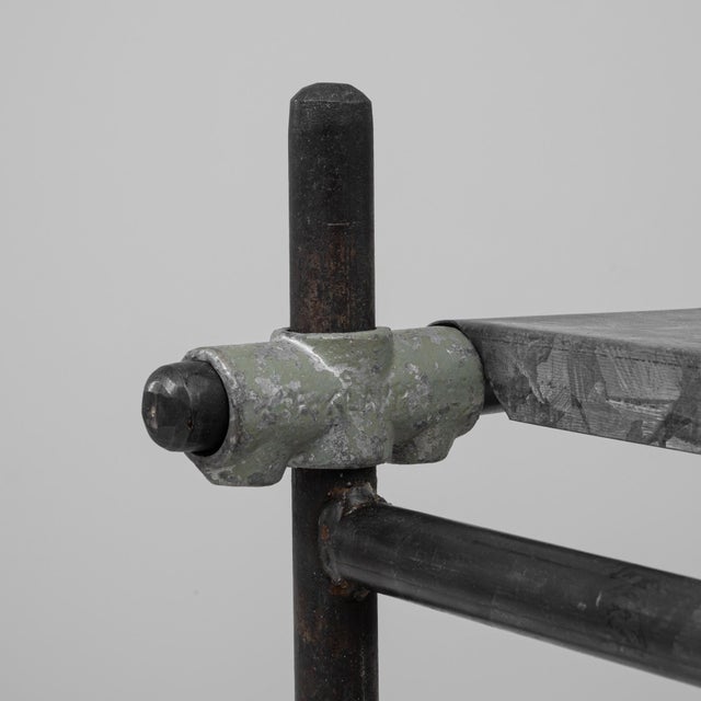 20th Century French Metal Console Table With Zinc Tops For Sale - Image 9 of 18