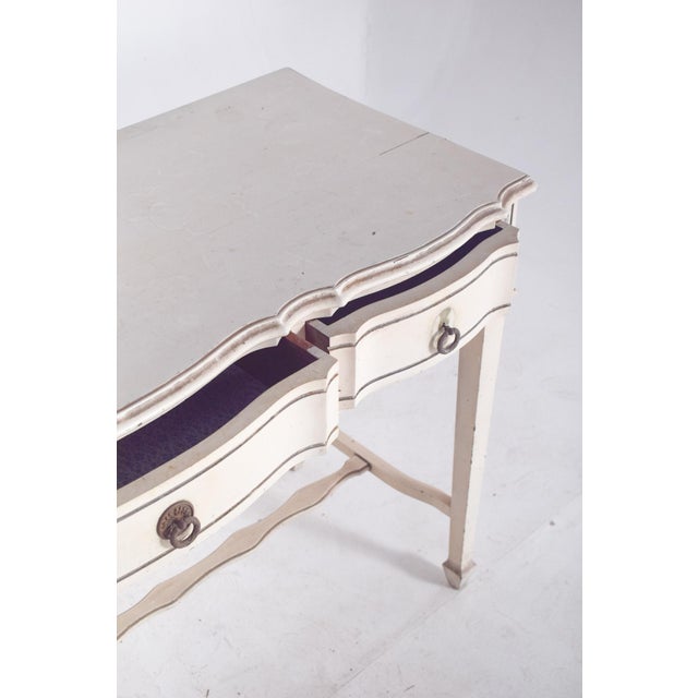 Portuguese White Painted Console, 1890s For Sale - Image 12 of 14