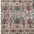 Vintage Turkish Isparta Rug 6'6" X 10'2" Hand-Knotted Wool, Ivory Teal Rust All-Over Palmette & Cypress Tree Design For Sale - Image 6 of 6