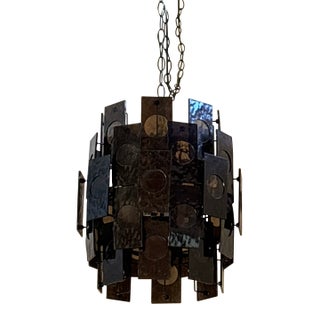 Mid Century Modern Lucite Chandelier For Sale