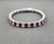 17.29 Ct Gia Certified Ruby & Emerald Cut Diamond Bracelet For Sale - Image 4 of 9