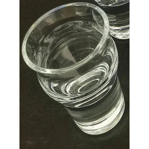 Transparent Vintage Holmegaard "Butler" Dram Glasses Designed by Per Lutken- Set of 8 For Sale - Image 8 of 11