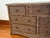 Contemporary Late 20th Century Coastal Skirted Bow Front Wicker Rattan Seven Drawer Dresser For Sale - Image 3 of 14
