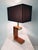 Black Postmodern Table Lamp in Brass and Bamboo from Liwans, Italy, 1970s For Sale - Image 8 of 12
