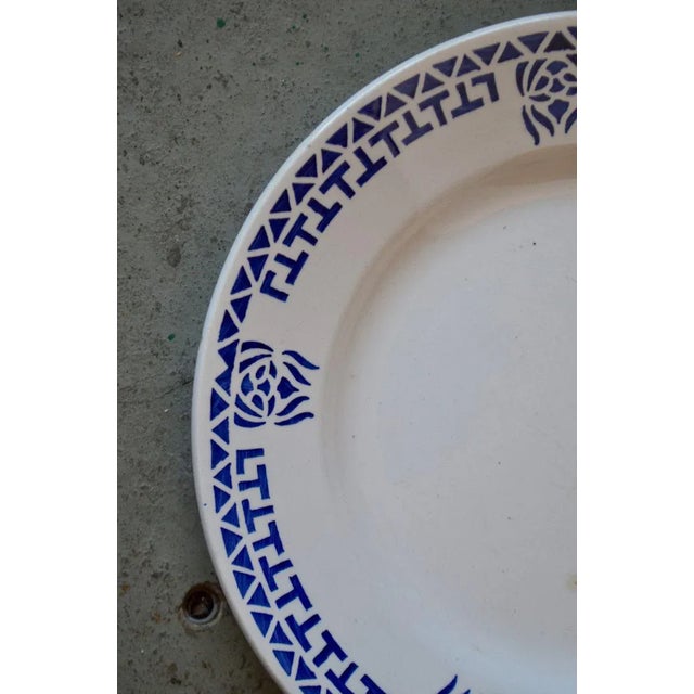 Passy Plates from longwy, 1940s, Set of 6 For Sale - Image 4 of 6