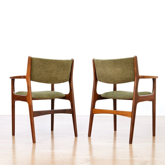 Dyrlund Set of Six Danish Modern Dining Chairs by Dyrlund Furniture For Sale - Image 4 of 12