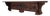 Antique Wall Console in Hand-Carved Linden Wood, 1900s For Sale