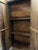 1920s Vintage Whitewashed Carved Wood Armoire – Rustic Library Storage Cabinet For Sale - Image 5 of 7