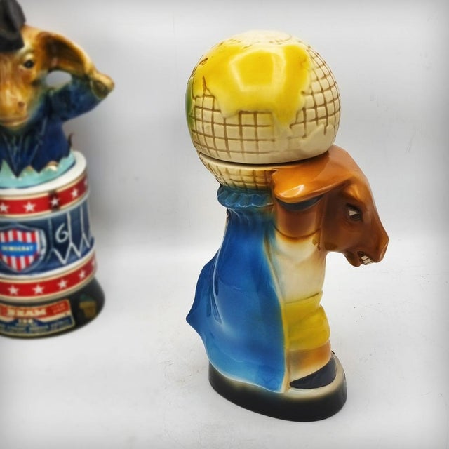 Ceramic Superhero Donkey Carafe by Jim Beam, USA, 1980s For Sale - Image 11 of 14