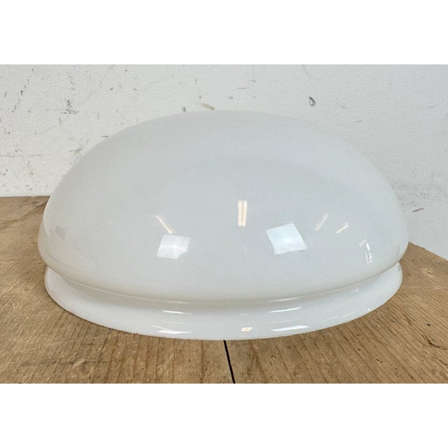 Industrial Bakelite Wall Light with Milk Glass, 1950s For Sale - Image 9 of 12