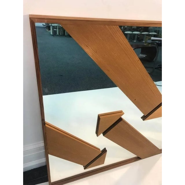 Modern Great Modernist Wood Arrow Mirrors - a Pair For Sale - Image 3 of 6