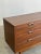 1960s Walnut Triple Dresser With Sculpted Handles For Sale - Image 4 of 10