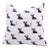 Fabdivine Handmade Block Print Halloween Cushion Cover Spooky Cat Design, Festive Décor Size-16x16 For Sale