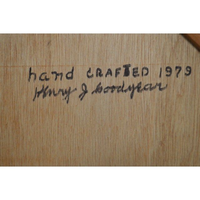Hand Crafted Solid Cherry Wood Country Style Corner Cabinet By