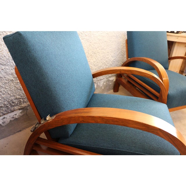 Vintage Adjustable Art Deco Lounge Chair, 1920s For Sale - Image 4 of 6