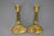 Antique French Brass Candlesticks with Floral Motifs, 1920s, Set of 2 For Sale - Image 14 of 18
