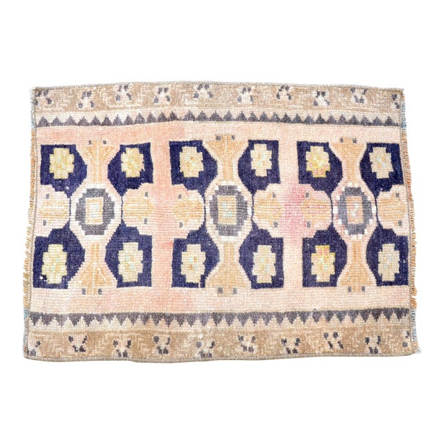 Vintage Mid Century Turkish Rug For Sale