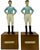 Pair Vintage Vanderbilt Whitney Estate Equestrian Jockey Bookends For Sale
