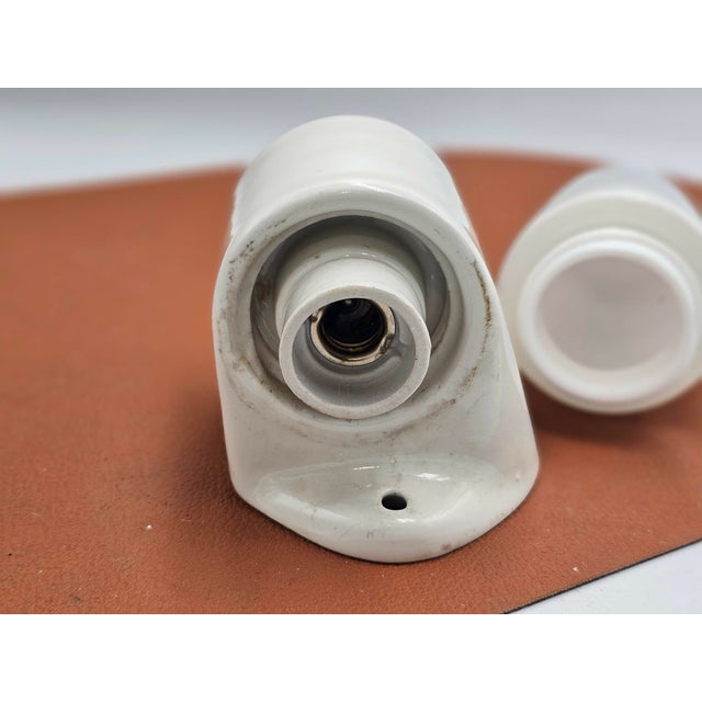 1950s Porcelain Wall Lamp from Wilhelm Wagenfeld, 1958 For Sale - Image 5 of 7