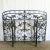 Vintage Wrought Iron Oval Two Tier Glass Top Console Table by Maitland Smith For Sale - Image 9 of 11