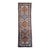 Vintage Serab Runner, Hand-Knotted Wool, Geometric Medallion Pattern, Ivory & Blue, 3x11 For Sale