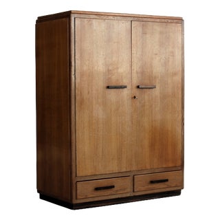 Art Deco Wardrobe, 1940s For Sale