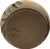 Decorative Ceramic Vases: White Classic Vase and Brown Indented Accent For Sale - Image 6 of 7