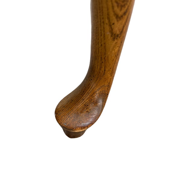 Broyhill Lenoir House Round End Table With Ball-and-Claw Feet For Sale - Image 9 of 10